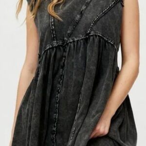 Urban outfitters Black/ grey Denim Dress